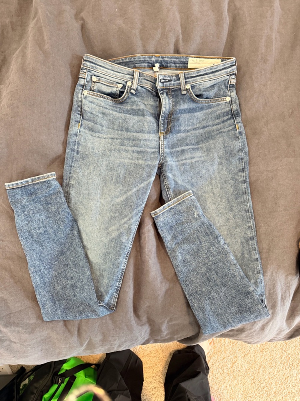 rag & bone Light Blue Skinny Jeans